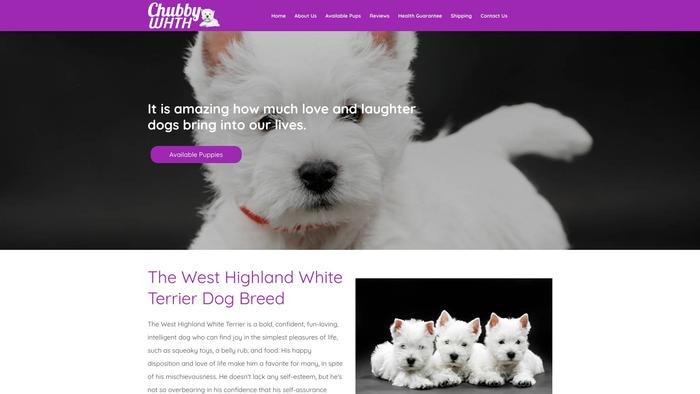 Chubbywesthighlandwhiteterriershome.com - Terrier Puppy Scam Review