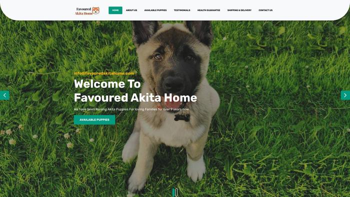 Favouredakitahome.com - Akita Puppy Scam Review