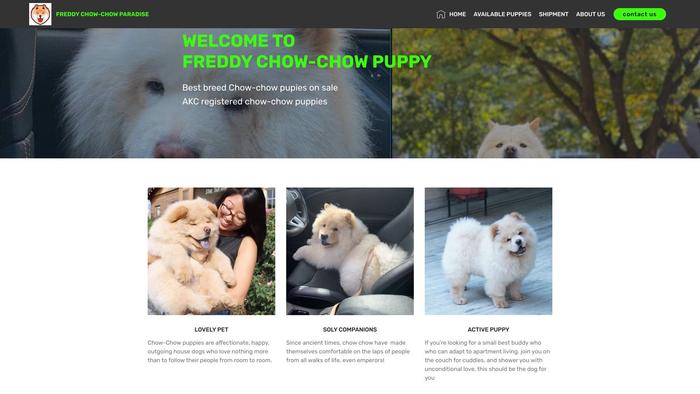 Freddychowchowparadise.com - Chowchow Puppy Scam Review