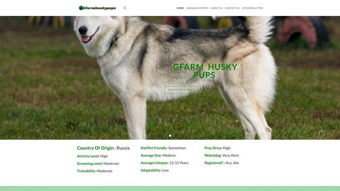 Gfarmhuskypups.com - Husky Puppy Scam Review