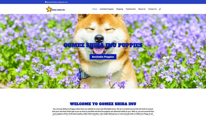 Gomezshibainu.com - Shibhainu Puppy Scam Review