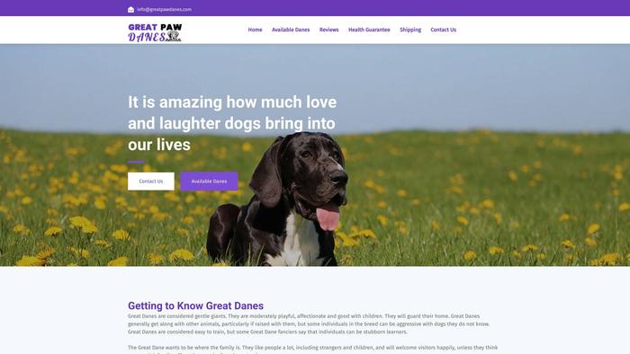 Greatpawdanes.com - Great Dane Puppy Scam Review