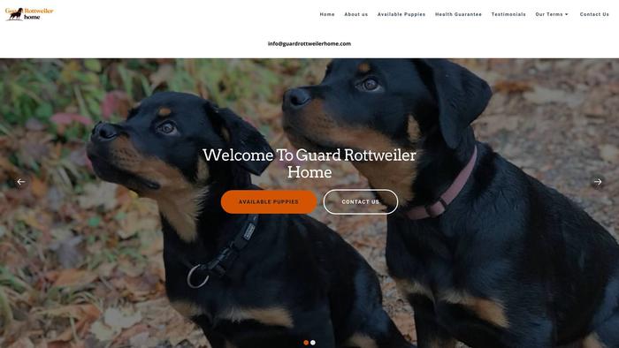 Guardrottweilerhome.com - Rottweiler Puppy Scam Review