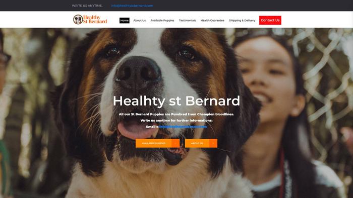 Healhtystbernard.com - Saint Bernard Puppy Scam Review