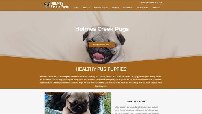 Holmescreekpugs.com - Pug Puppy Scam Review