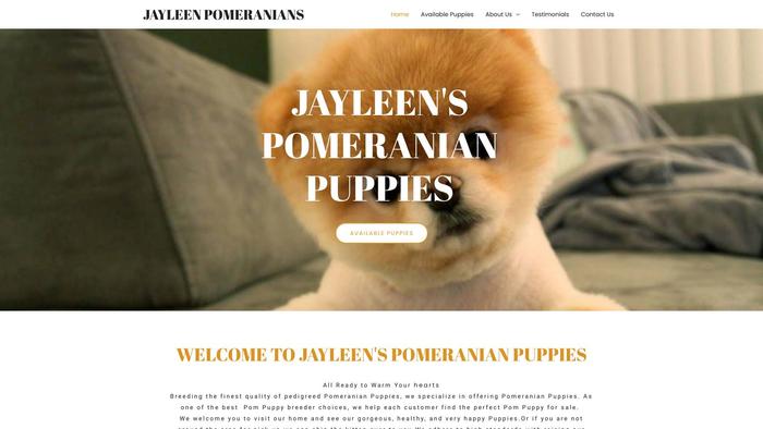 Jayleenpomeranianpuppies.com - Pomeranian Puppy Scam Review