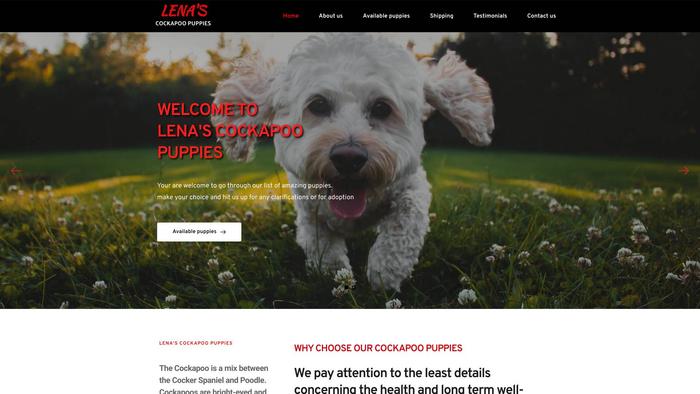 Lenacockapoopuppies.com - Cockapoo Puppy Scam Review