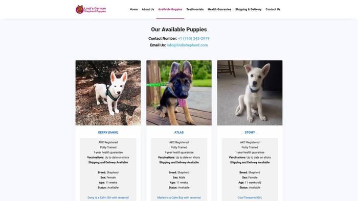 Lindishepherd.com - Germanshepherd Puppy Scam Review