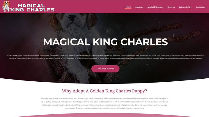 Magicalkingcharles.com - Cavalier King Charles Spaniel Puppy Scam Review