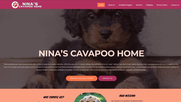 Ninacavapoohome.com - Cavapoo Puppy Scam Review