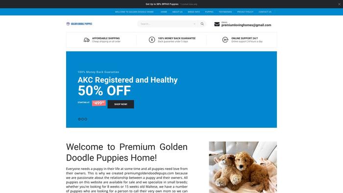 Premiumgoldendoodlepups.com - Golden Doodle Puppy Scam Review