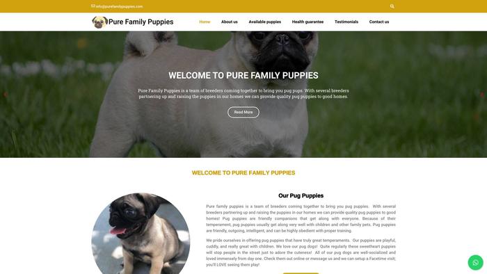 Purefamilypuppies.com - Pug Puppy Scam Review