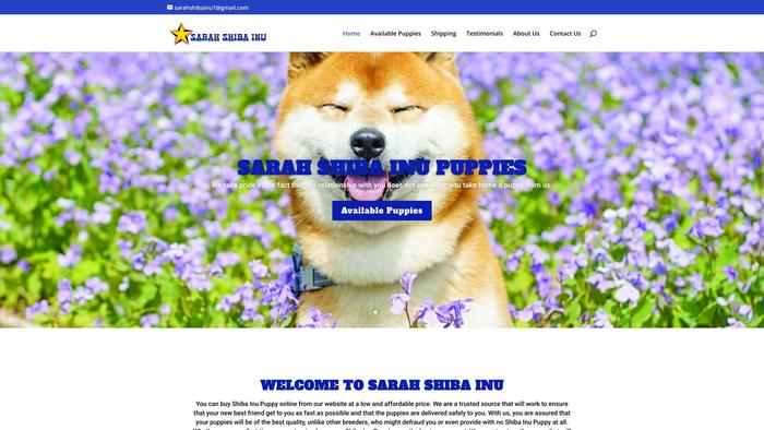 Sarahshibainu.com - Shibhainu Puppy Scam Review