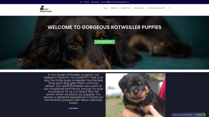 Smartpuppies4sale.com - Rottweiler Puppy Scam Review