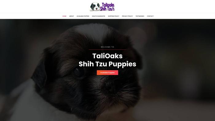 Talioakshihtzupuppies.com - Shihtzu Puppy Scam Review