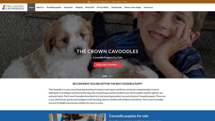 Thecrowncavoodles.com - Cavapoo Puppy Scam Review