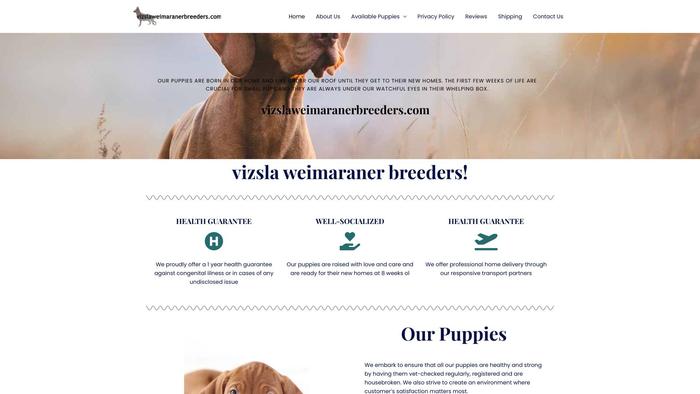 Vizslaweimaranerbreeders.com - Weimaraner Puppy Scam Review