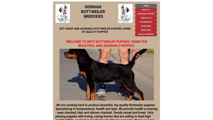 Wendygermanrottweilerpuppies.com - Germanshepherd Puppy Scam Review