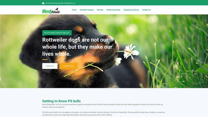 Wendyrottweiler.com - Rottweiler Puppy Scam Review