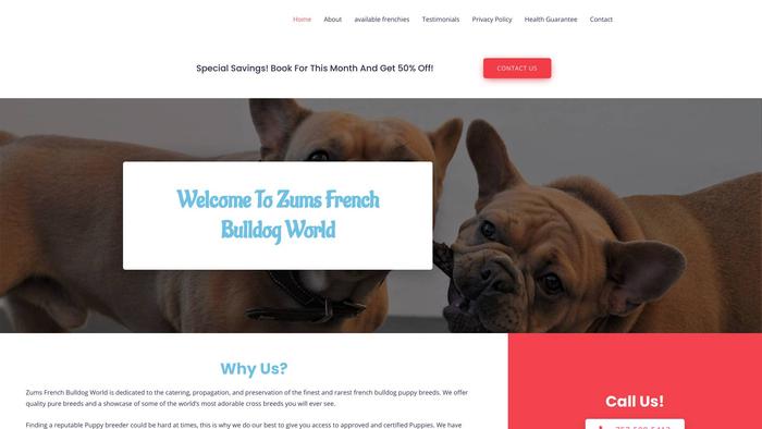 Zumsfrenchies.com - French Bulldog Puppy Scam Review