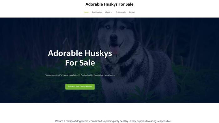 Adorablehuskysforsale.com - Husky Puppy Scam Review