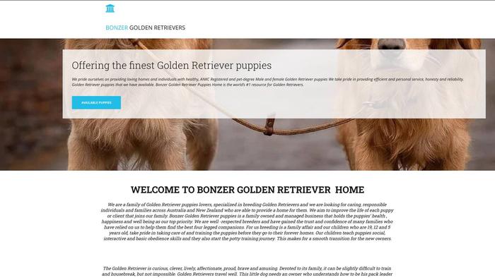 Bonzergoldenretrieverhome.com - Golden Retriever Puppy Scam Review