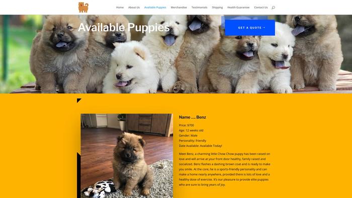 Coralchowchowpuppies.com - Chowchow Puppy Scam Review