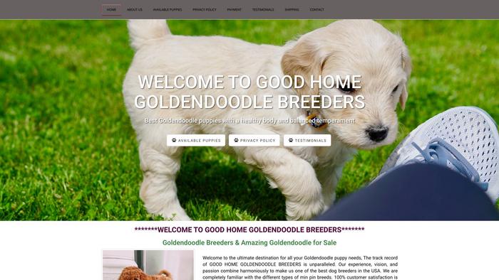 Goodhomegoldendoodlebreeders.com - Golden Doodle Puppy Scam Review