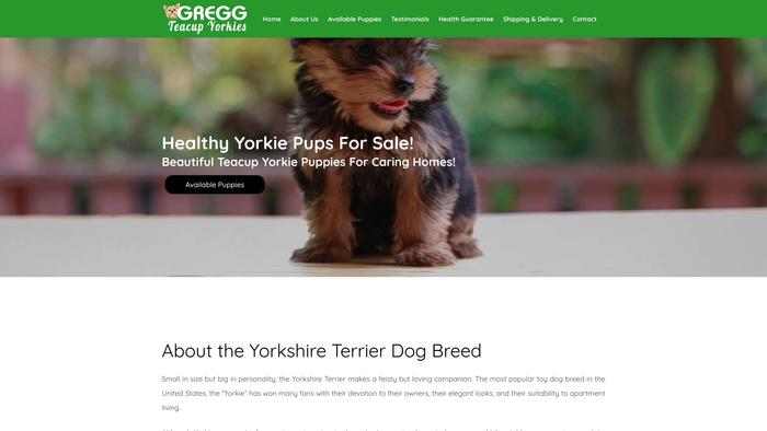 Greggteacupyorkies.com - Yorkshire Terrier Puppy Scam Review