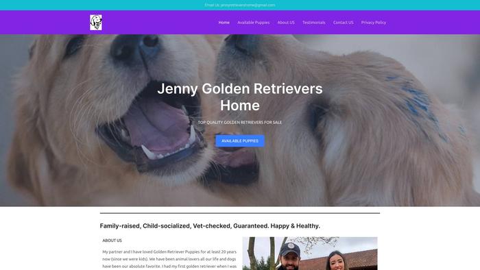 Jennyretrievershome.com - Golden Retriever Puppy Scam Review