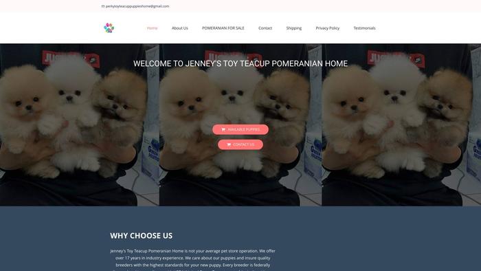 Jtoyteacupspomshome.net - Pomeranian Puppy Scam Review