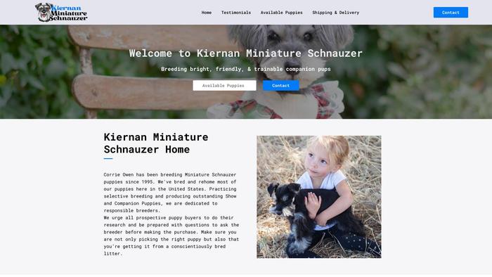 Kiernanminiatureschnauzer.com - Schnauzer Puppy Scam Review