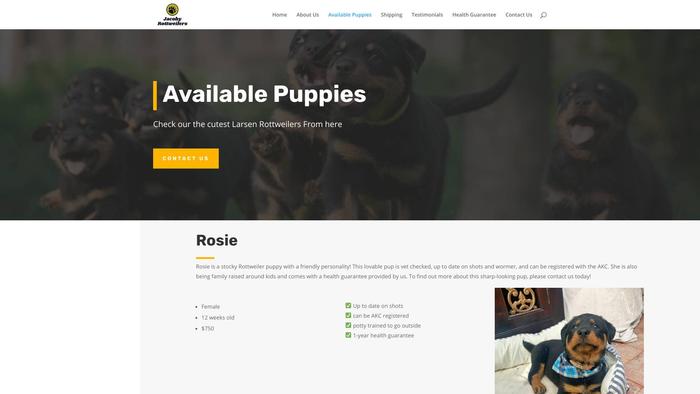 Larsenrottweilerhome.com - Rottweiler Puppy Scam Review