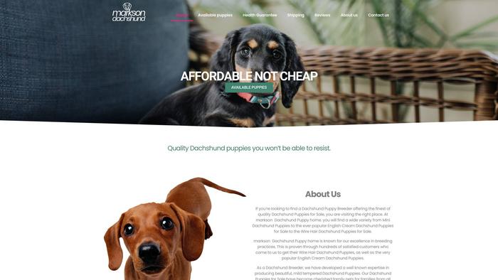 Marksondaschshundpuppyhome.com - Dachshund Puppy Scam Review