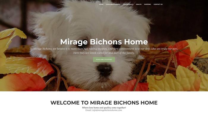 Miragebichonshome.com - Bichon Frise Puppy Scam Review