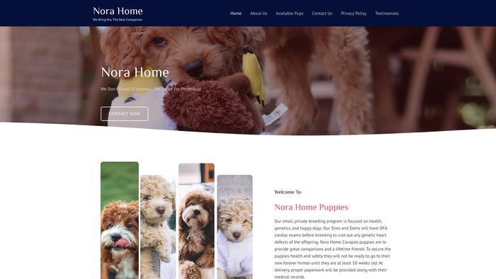 Norahomepups.com - Cavapoo Puppy Scam Review