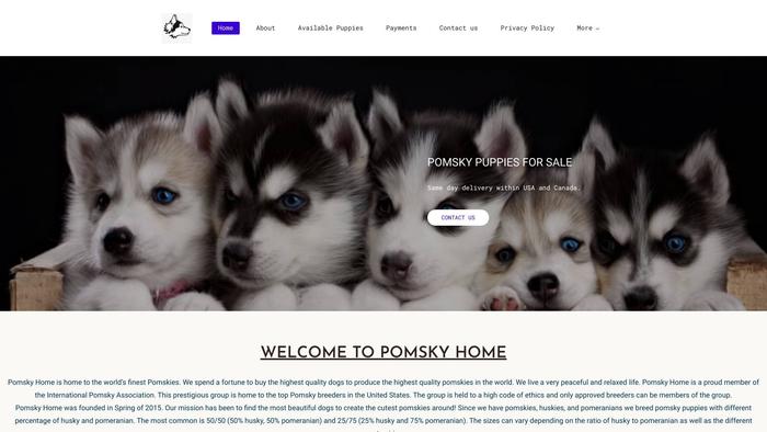 Pomskyhome.com - Pomeranian Puppy Scam Review