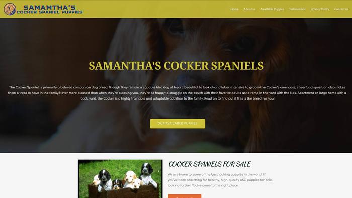 Samanthascockerspanielpuppies.com - Cockerspaniel Puppy Scam Review