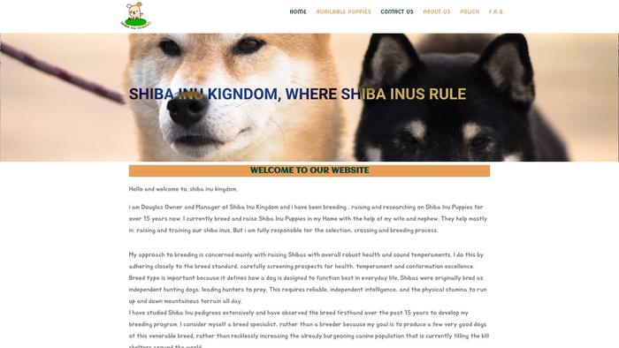 Shibainukingdom.com - Shibhainu Puppy Scam Review