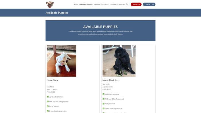 Williampughome.com - Pug Puppy Scam Review