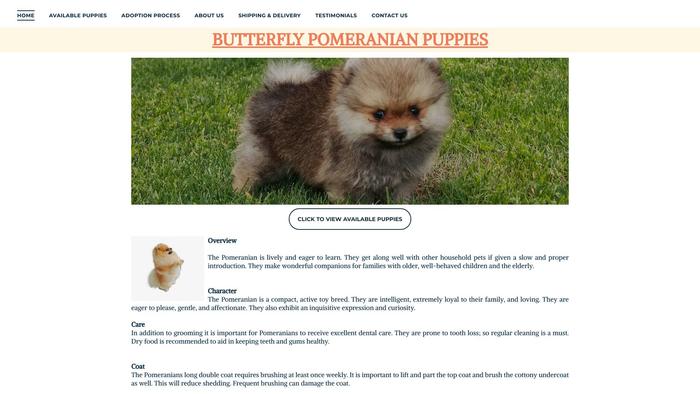 Butterflypomeranianpupps.com - Pomeranian Puppy Scam Review