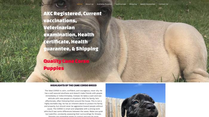 Canecorsopupps.com - Cane Corso Puppy Scam Review