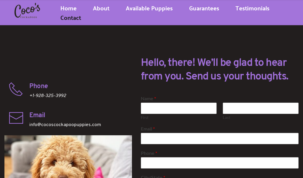 Cocoscockapoopuppies.com - Cockapoo Puppy Scam Review