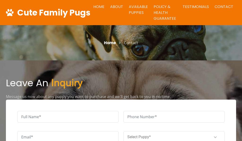 Cutefamilypugs.info - Pug Puppy Scam Review