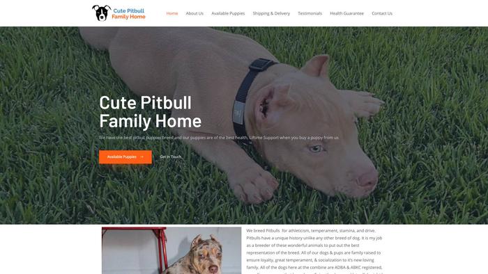 Cutepitbullfamilyhome.com - Pit Bull Puppy Scam Review