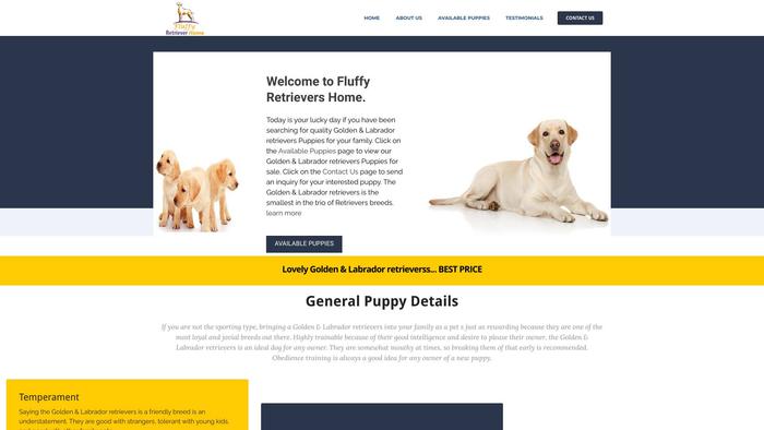 Fluffyretrievershome.com - Golden Retriever Puppy Scam Review