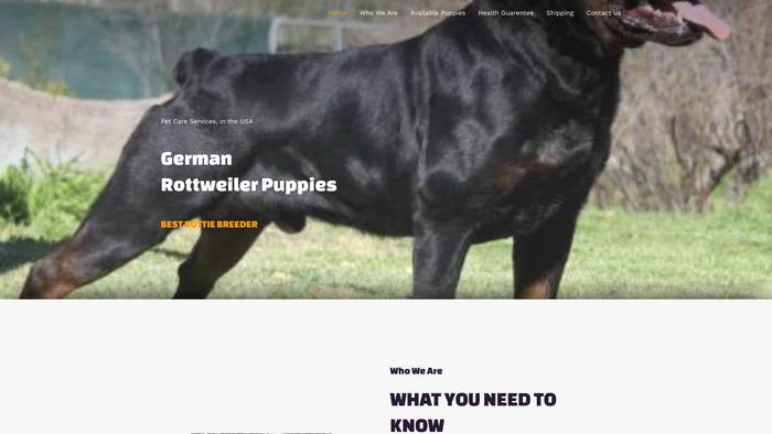 Germanrottiepups.dog - Germanshepherd Puppy Scam Review