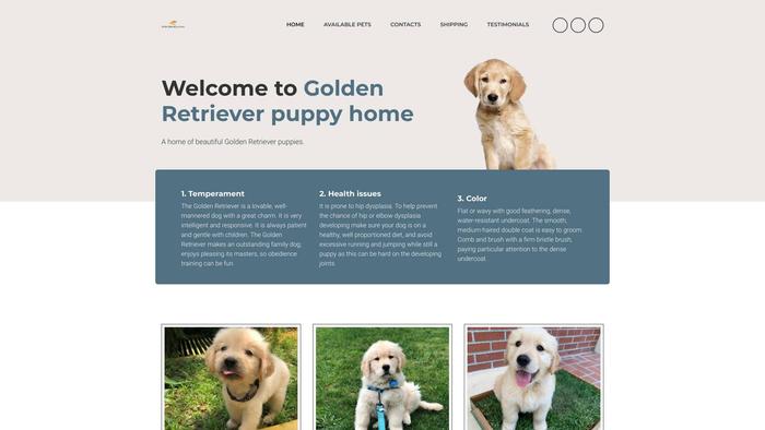 Goldenretrieverspuphome.com - Golden Retriever Puppy Scam Review