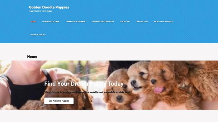 Happygoldendoodlebreeder.store - Golden Doodle Puppy Scam Review