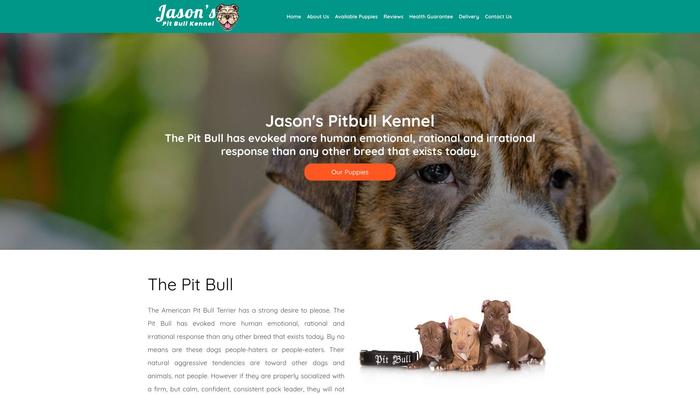 Jasonspitbullkenel.com - Pit Bull Puppy Scam Review